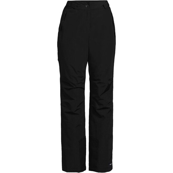LANDS END the squall snow pants snowboarding winter waterproof black petite MP - Picture 1 of 9